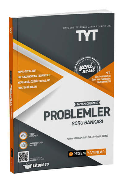 TYT Problemler Soru Bankası Pegem Yayınları